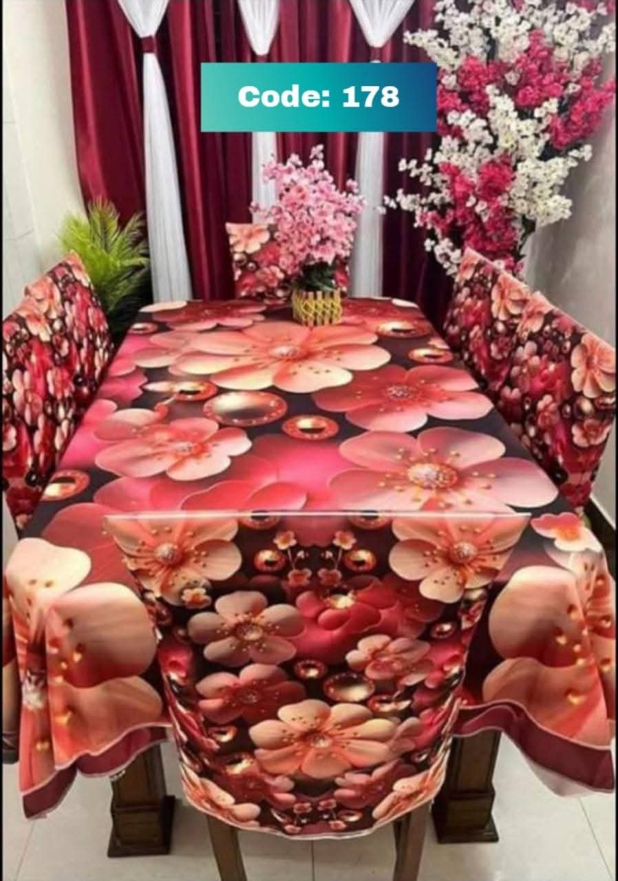 Original 3D Printed Dining Chair Table Cover code 178