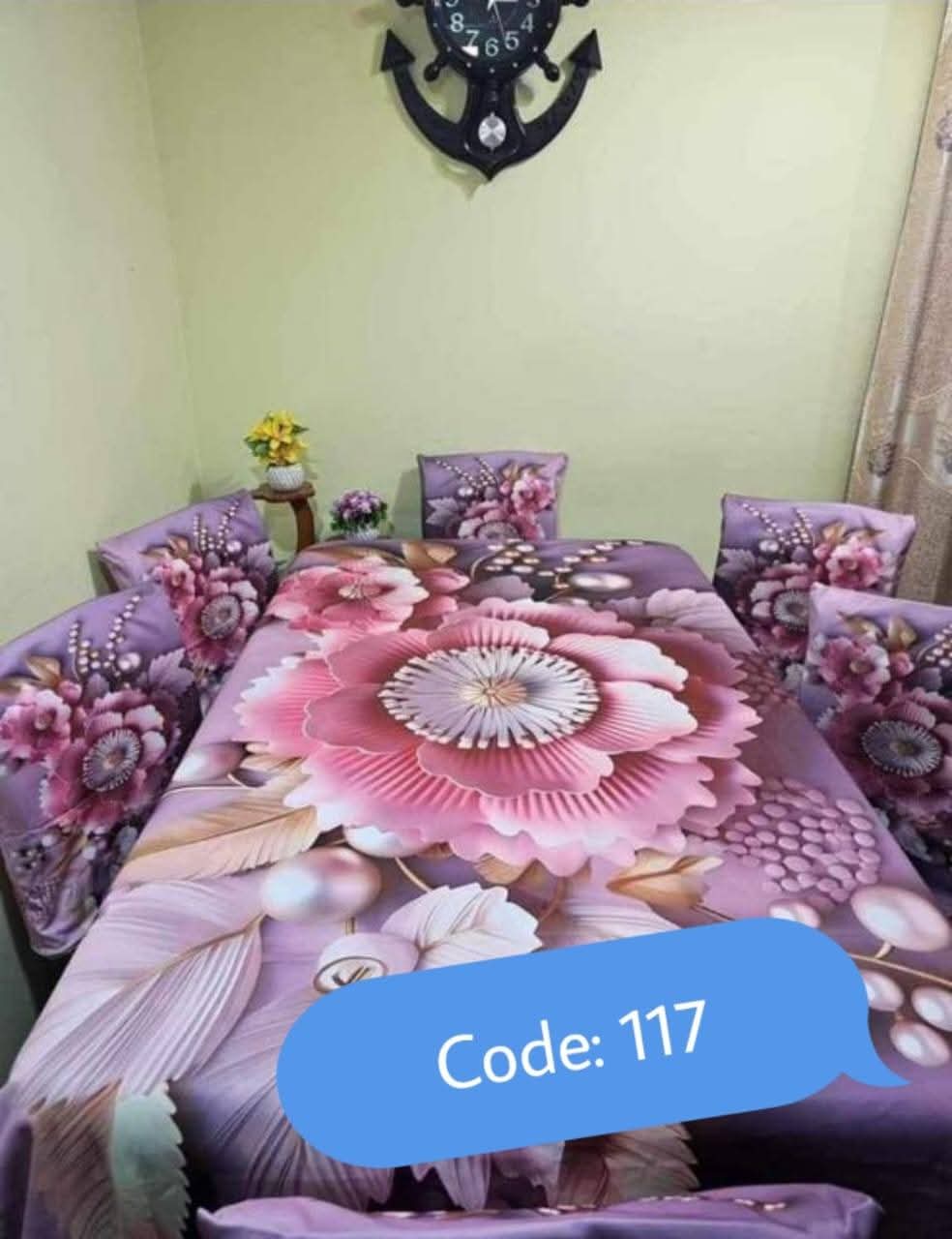 Original 3D Printed Dining Chair Table Cover code 117