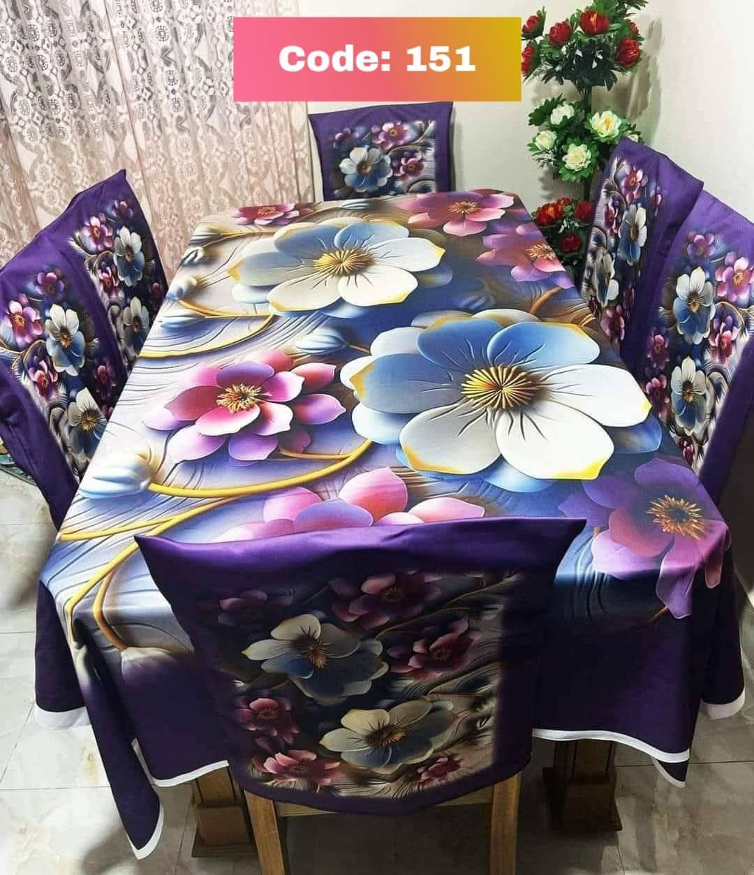 Original 3D Printed Dining Chair Table Cover code 151