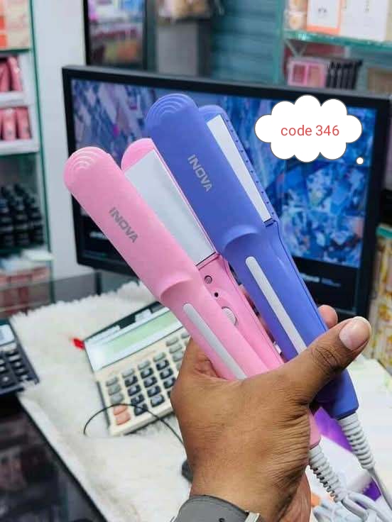 INOVA Hair Straightener And Hair Crimmper code 346