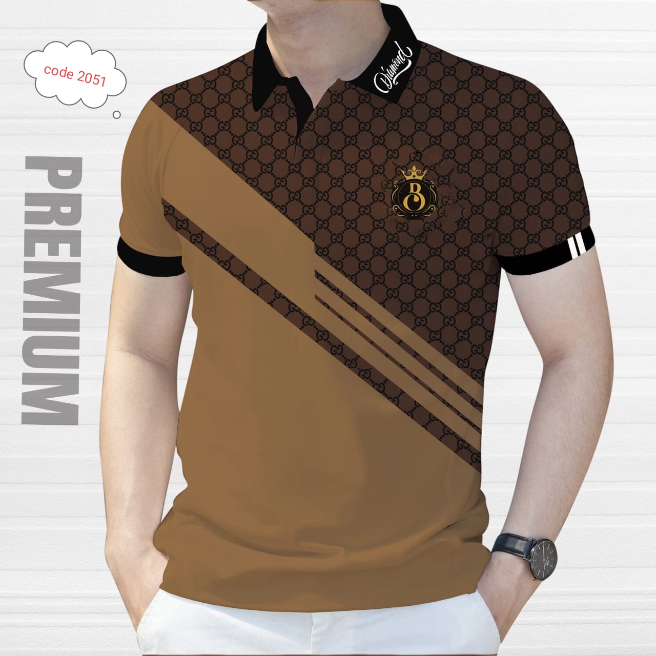 Premium quality polo T shirt for Men's code 2051