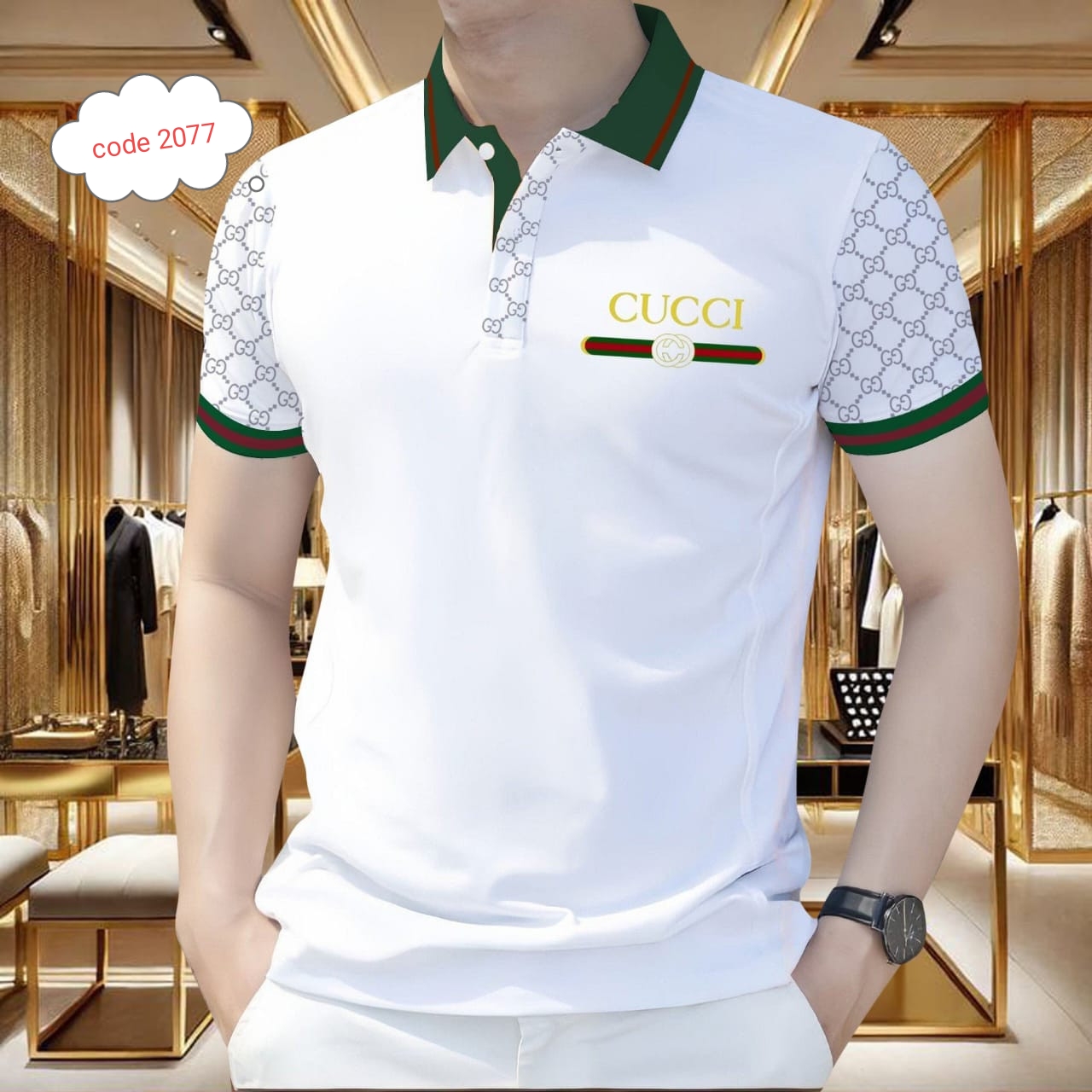 Premium quality polo T shirt for Men's code 2077