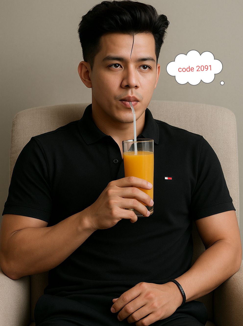 🧥 Tommy Hilfiger Relaxed Fit Polo Shirt (Men's) – Black Edition code 2091