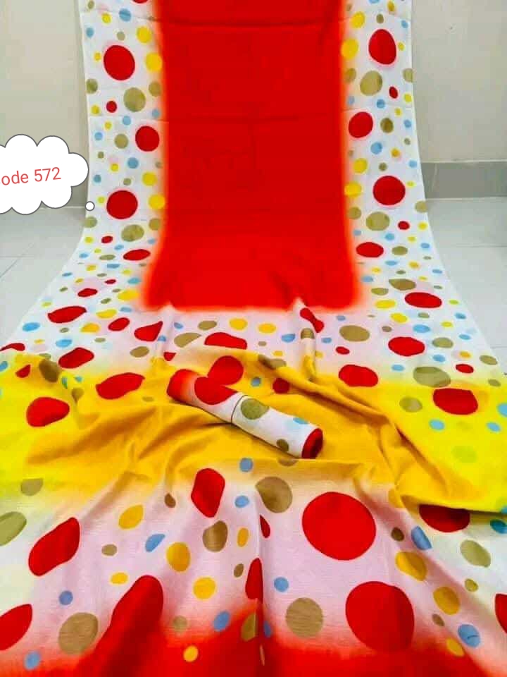 Exclusive Digital print saree code 572