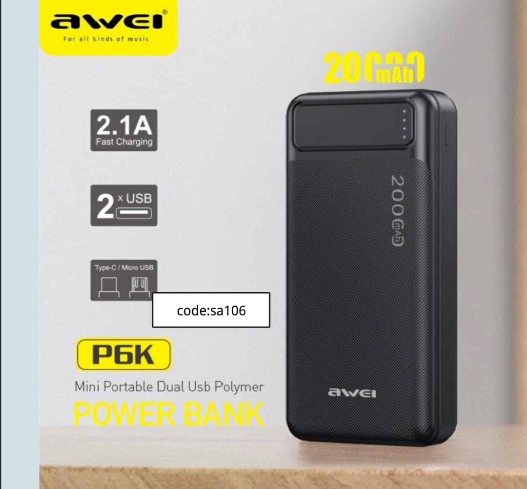 Awei P6K – 20,000 mAh code sa 106
