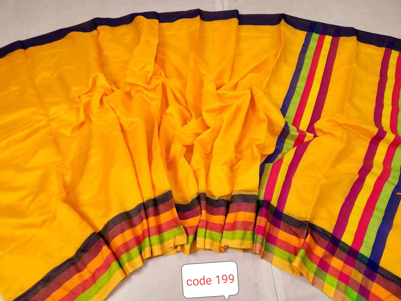 Half silk rongdhonu saree code 199