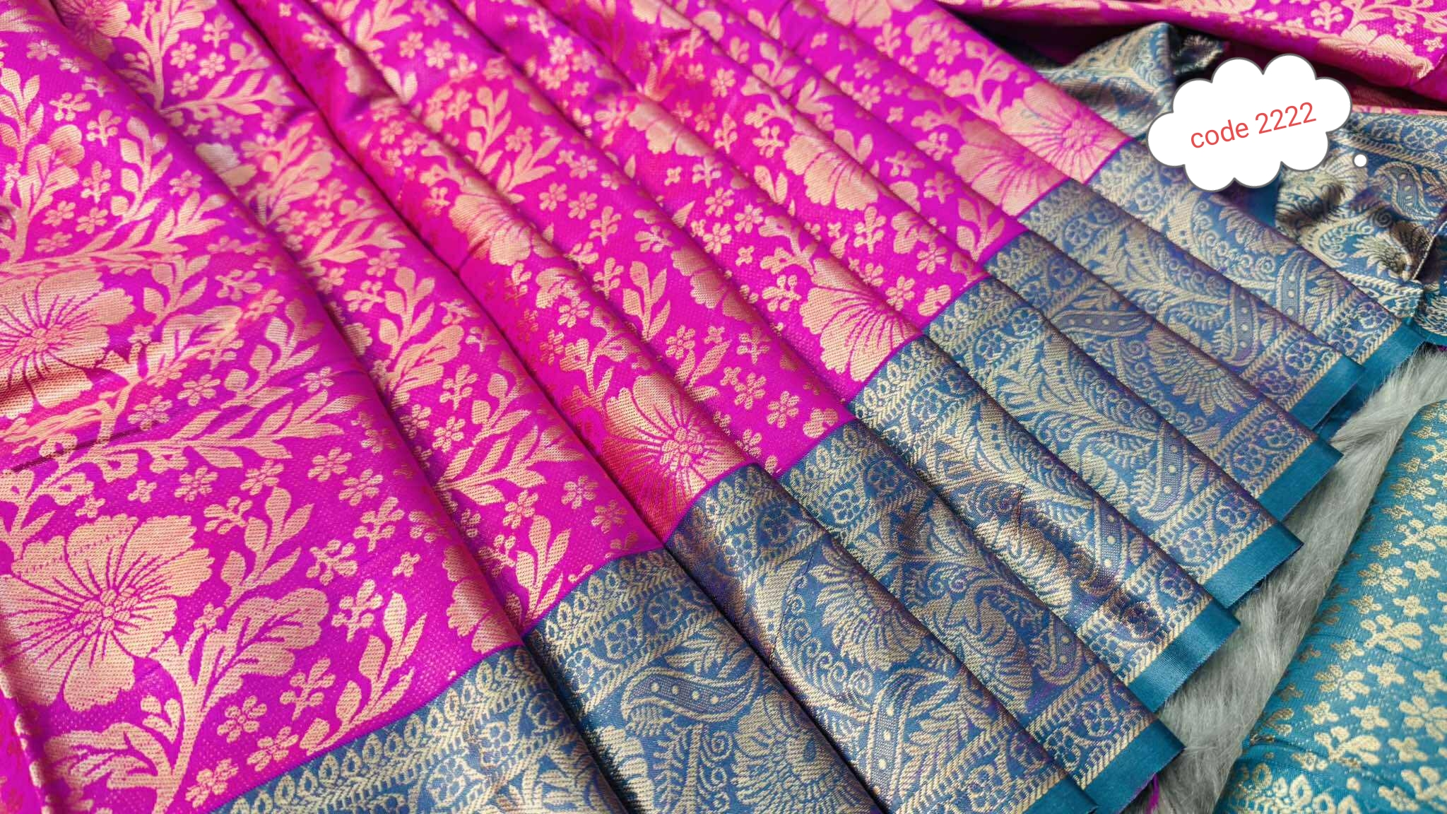 Premium quality Indian Inspired katan saree code 2222