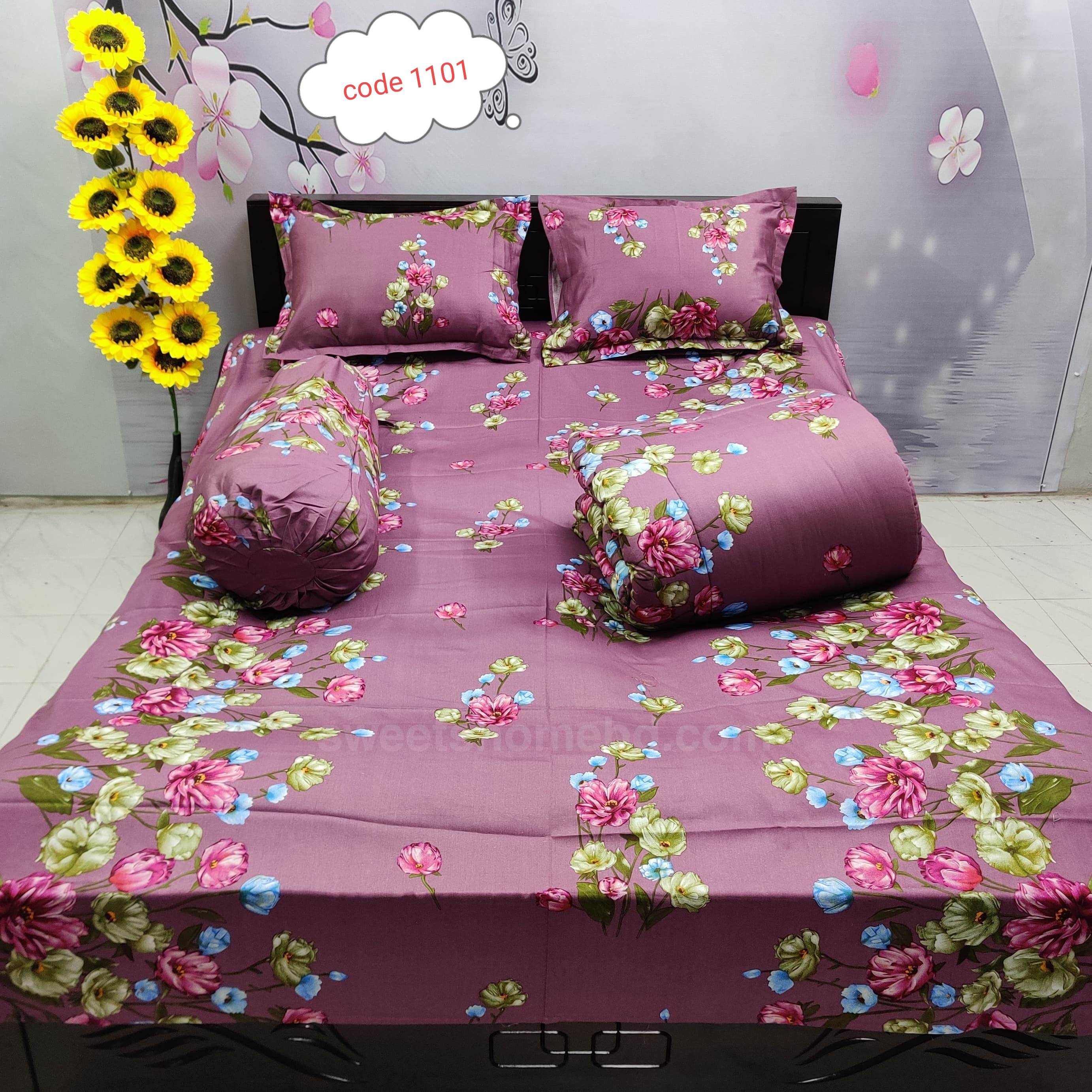 Premium quality 5 pcs comforter sets code 1101