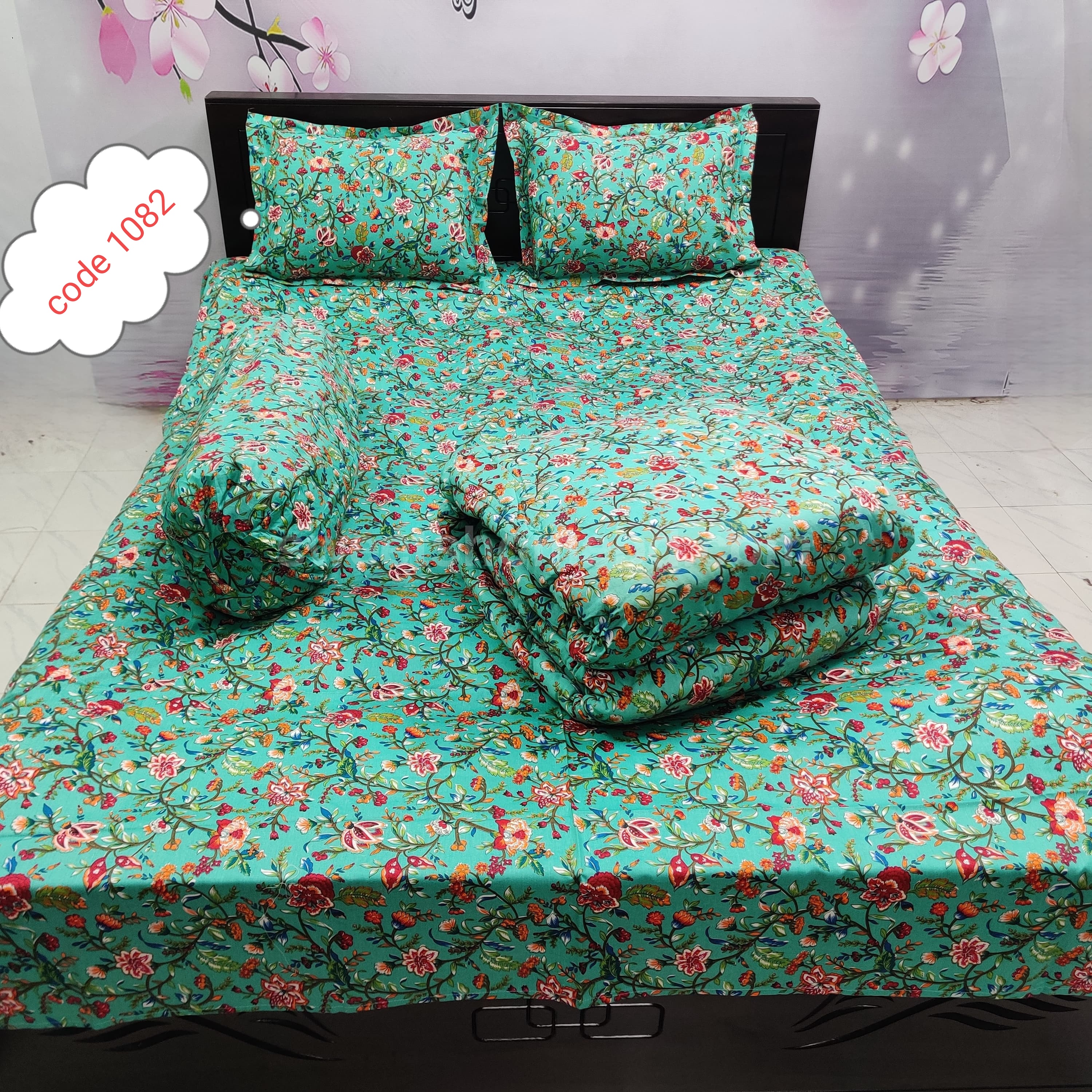Premium quality 5 pcs comforter sets code 1082