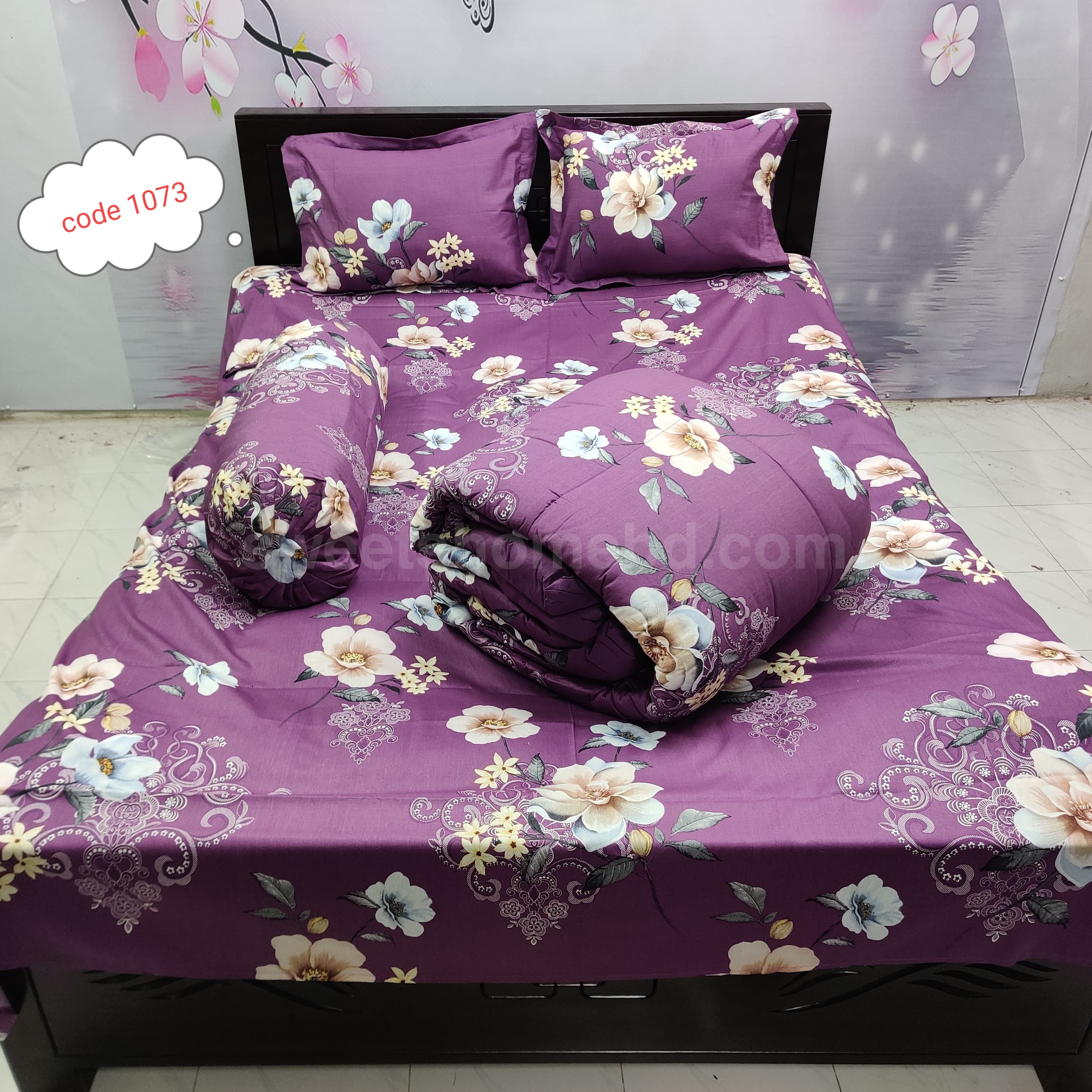 Premium quality 5 pcs comforter sets code 1073