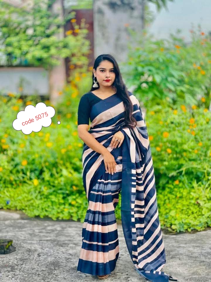 Chandari Silk saree code 5075