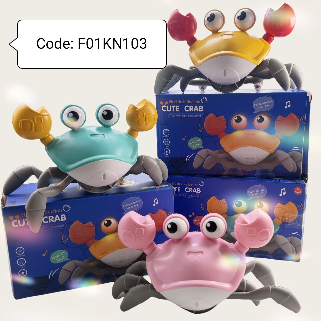Electric Induction Cute Crab 🦀Code: F01KN103