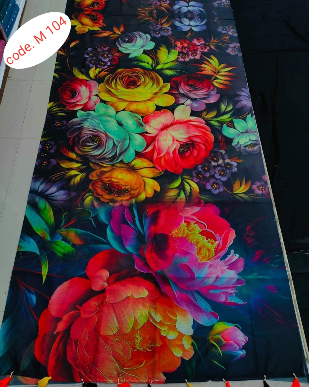 Chanderi silk sharee code. M104