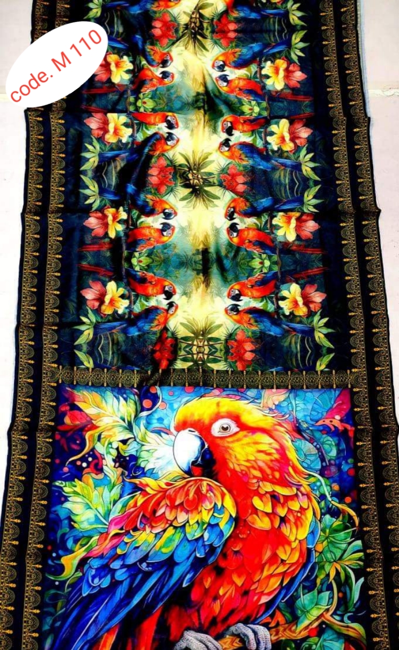 Chanderi silk sharee code. M 110