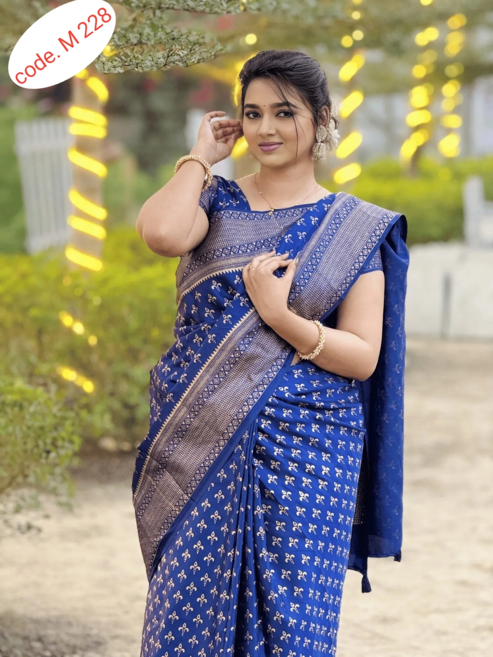Premium Japanese Silk Saree code. M 228