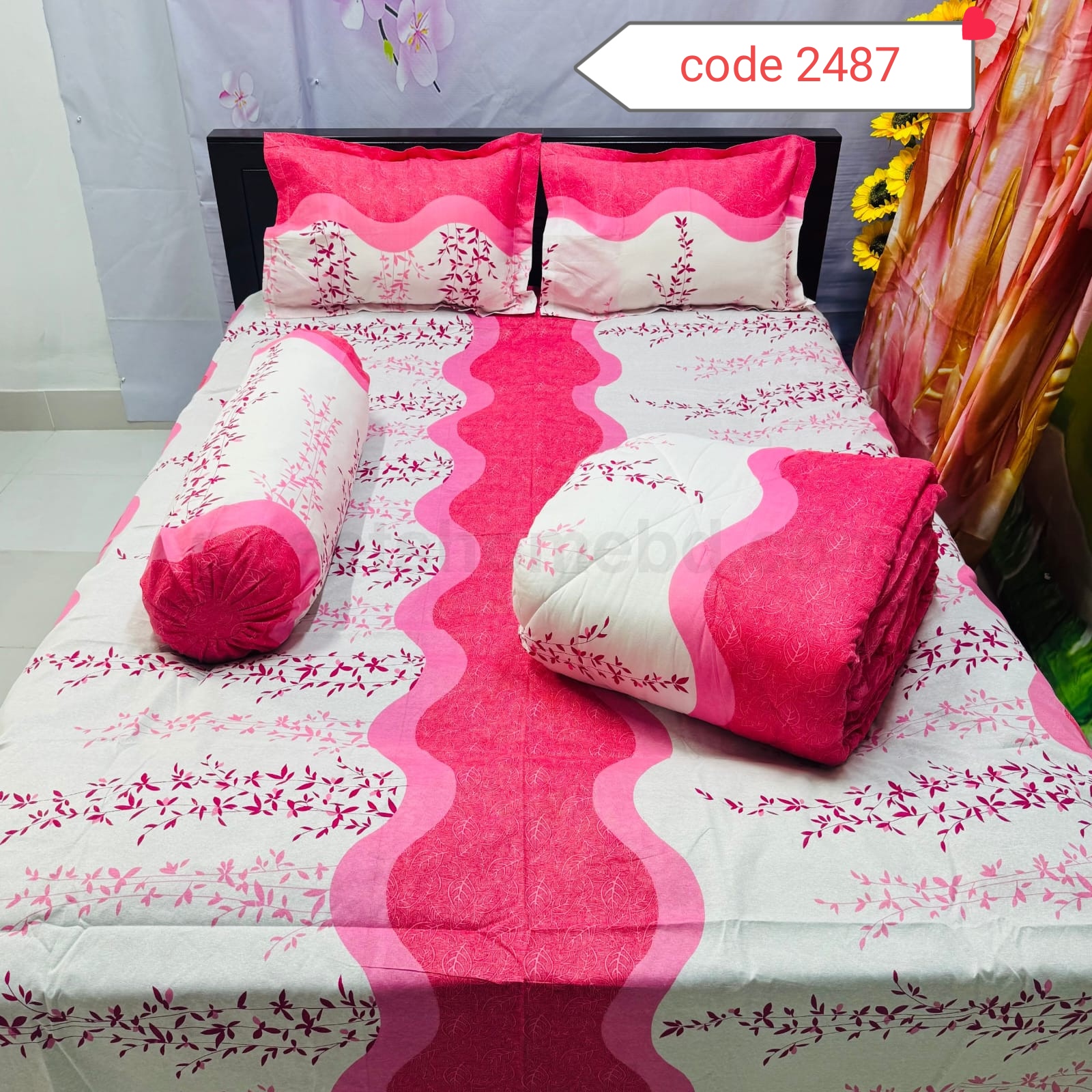 Premium quality 5 pcs comforter sets code 2487