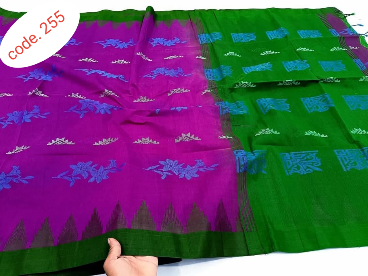 tangail slav jamdani saree code. 255