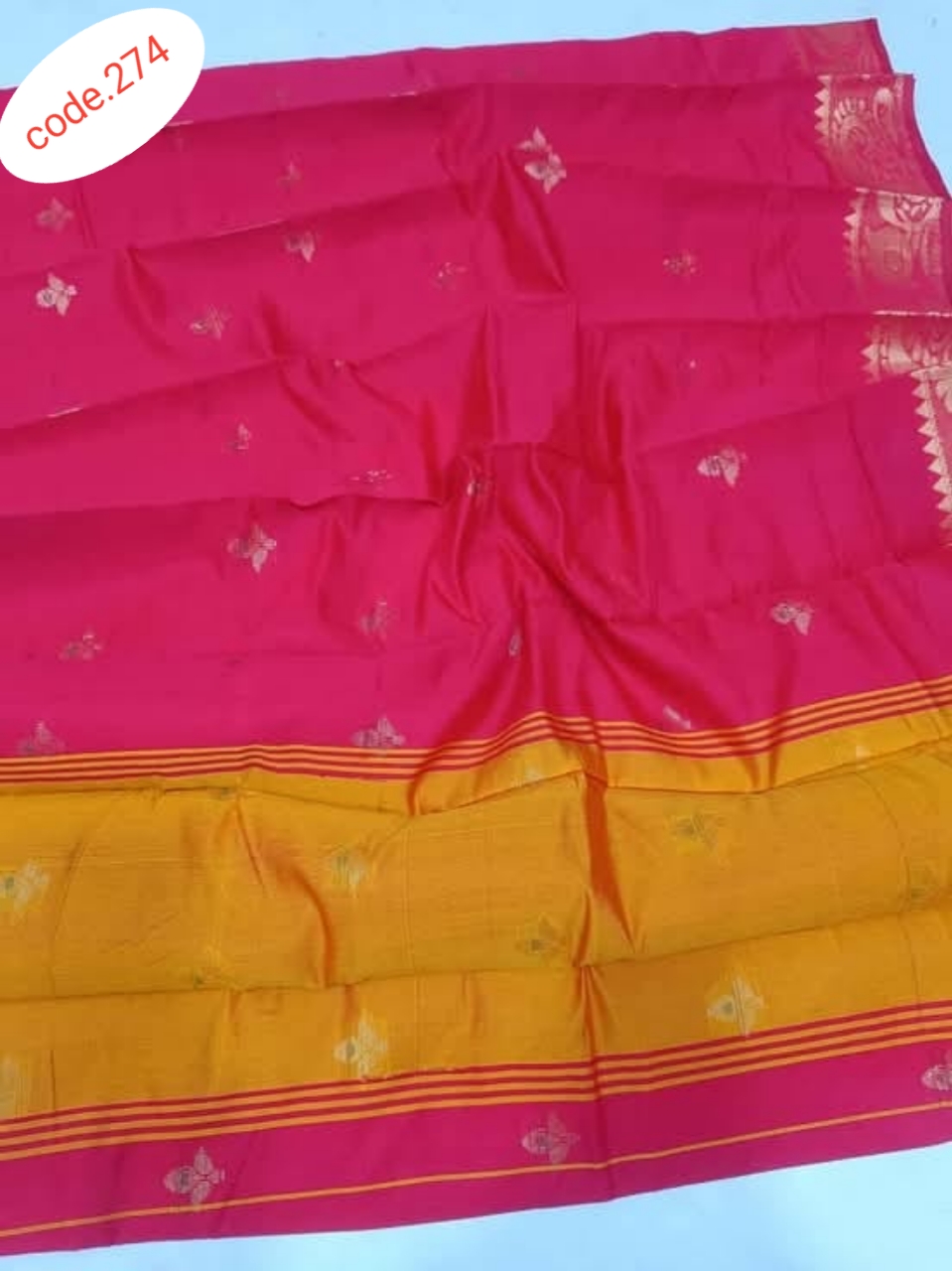 Baby katan saree code. 274