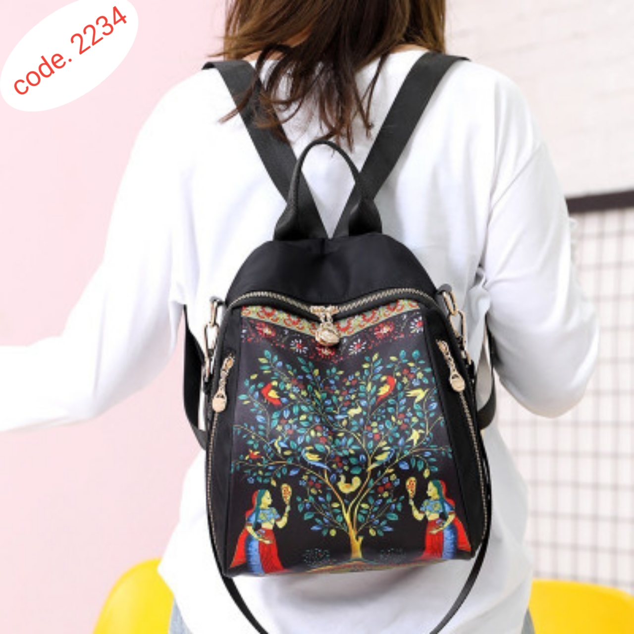New Female Backpacks High Capacity Waterproof code. 2234