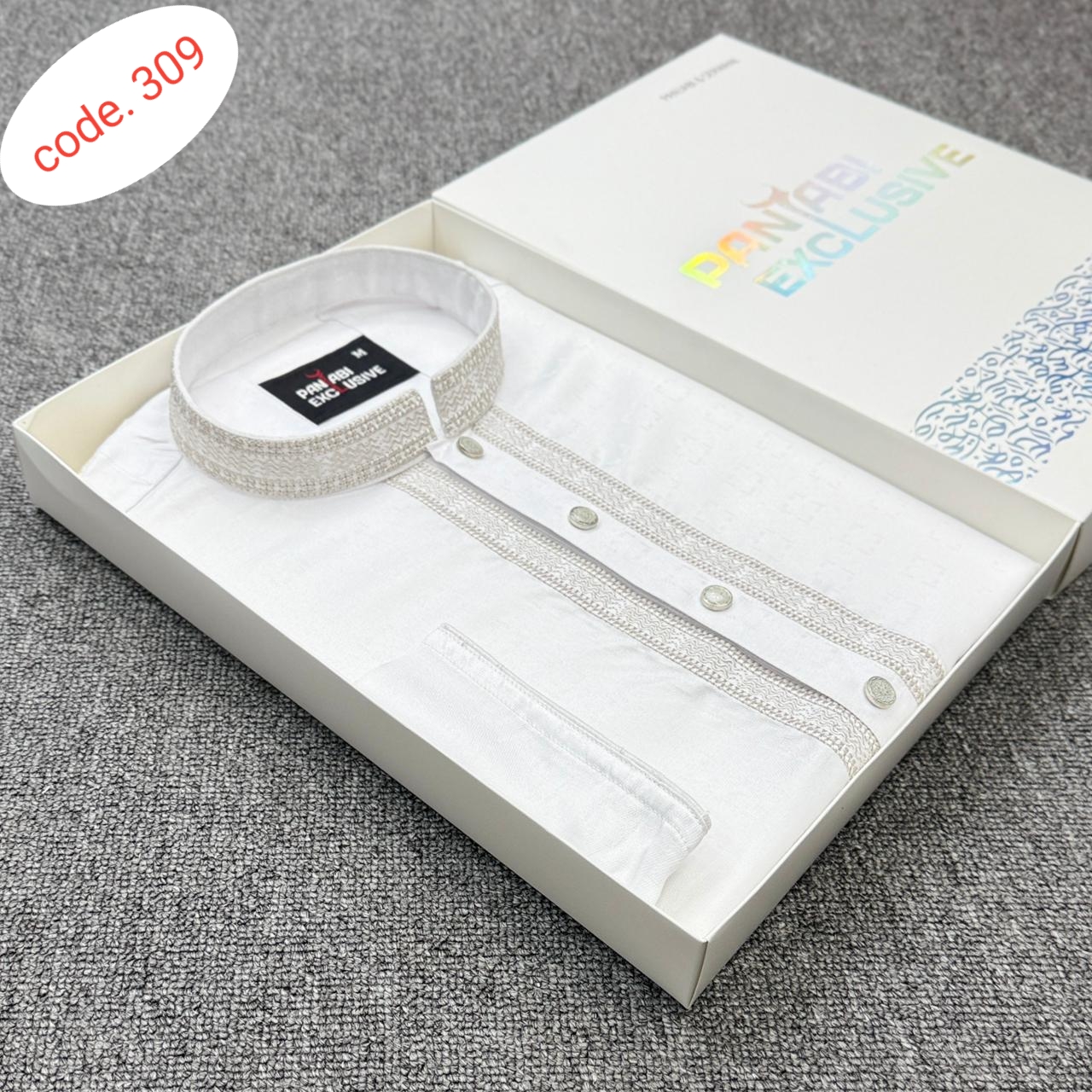 Soft cotton fabric panabi code. 309