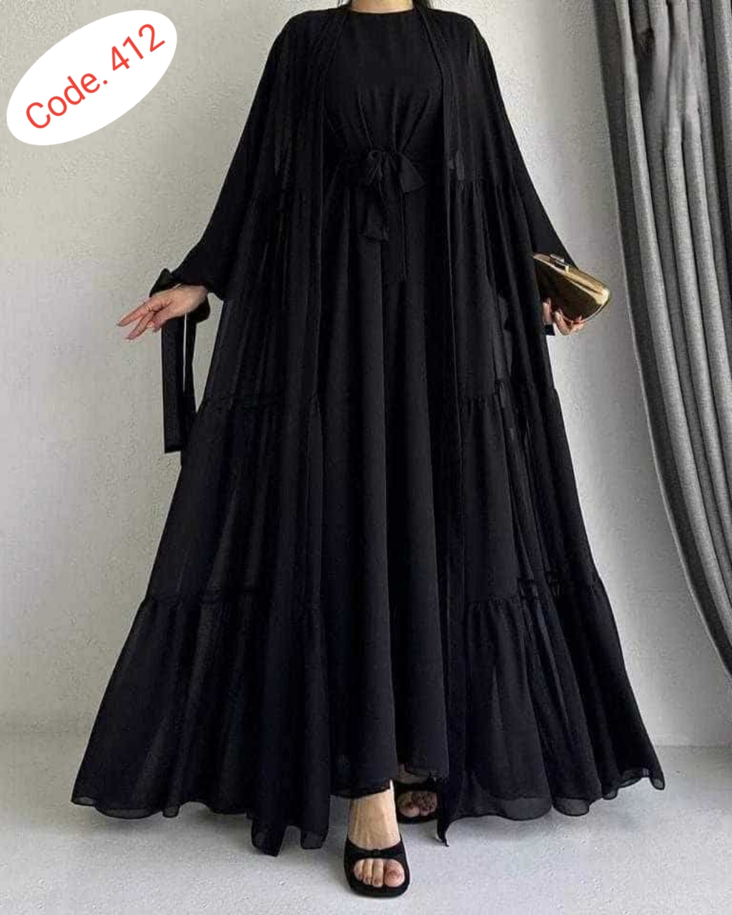 Dubai cherry kapor Rani  borka code. 412