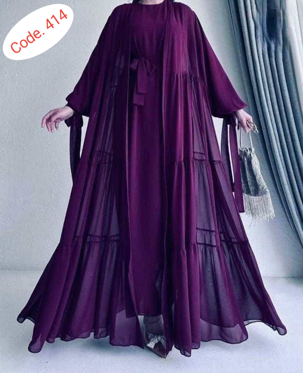 Dubai cherry kapor Rani  borka code. 414