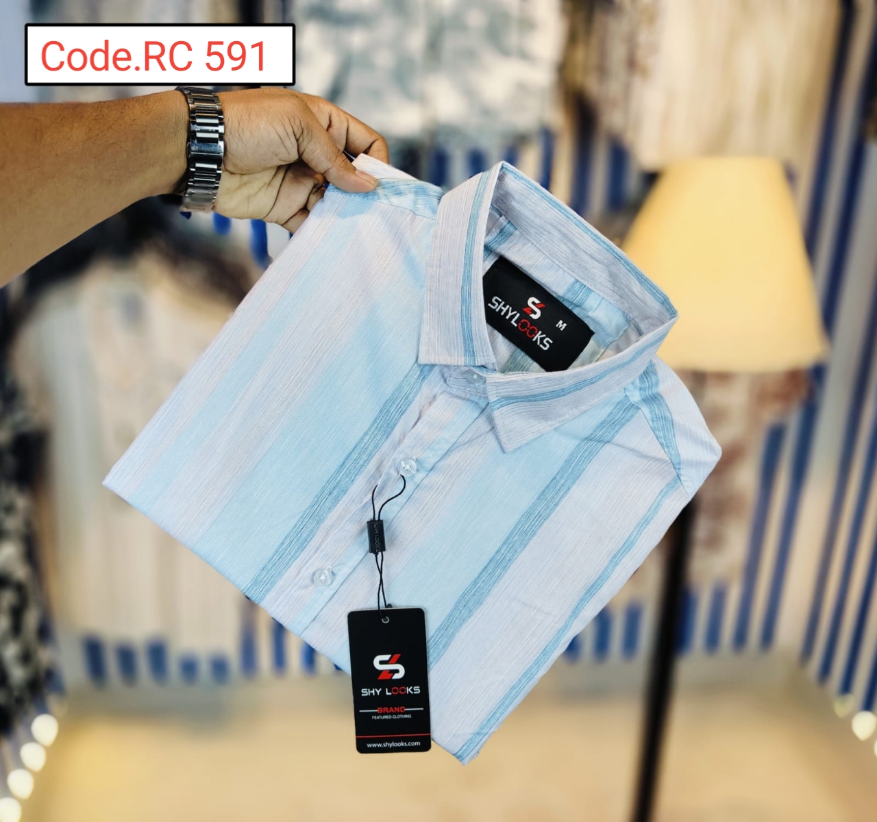 Cotton Check  full sleeve Shirt code.RC 591