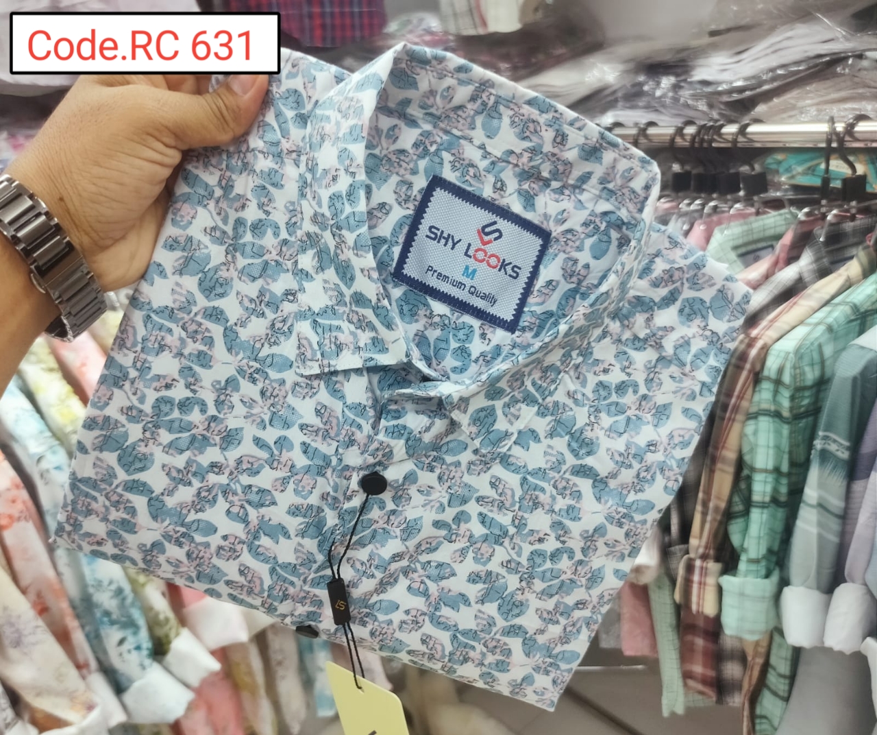 Cotton print full sleeve Shirt code.RC 631
