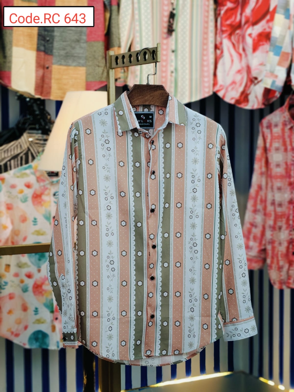 Pop-Corn Full sleeve Shirt  code.RC 643