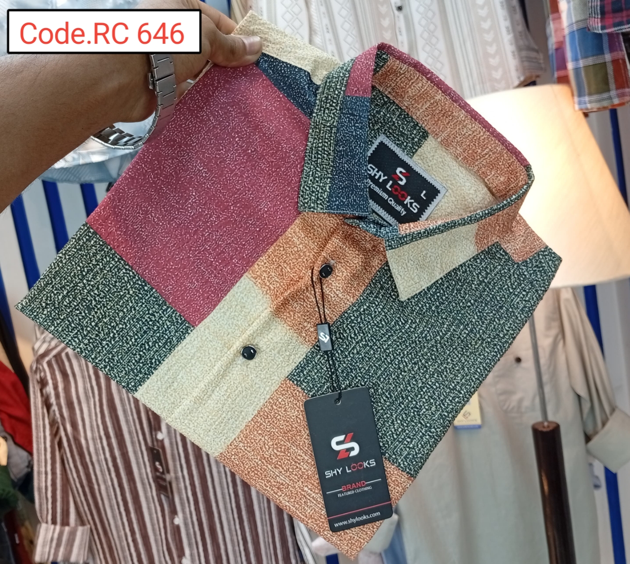 Pop-Corn Full sleeve Shirt  code.RC 646