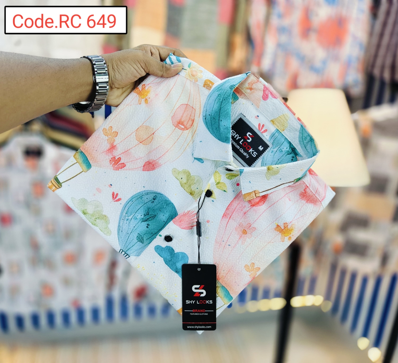 Pop-Corn Full sleeve Shirt  code.RC 649