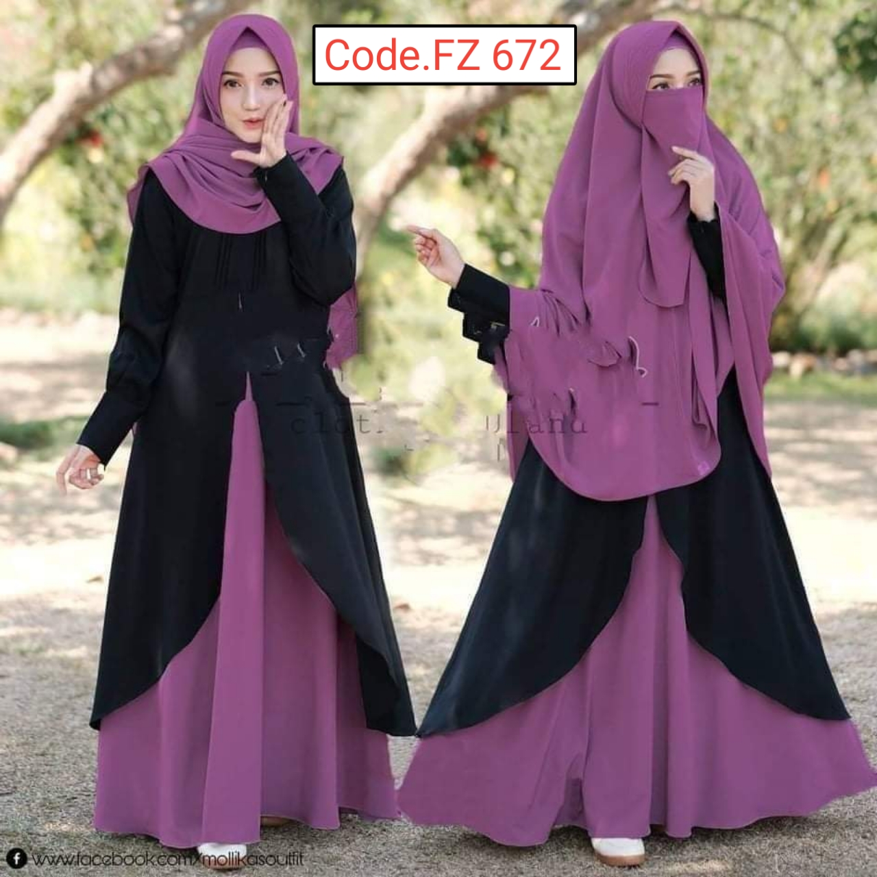 New Exclusive Malaysian Stylish Burka code. FZ 672