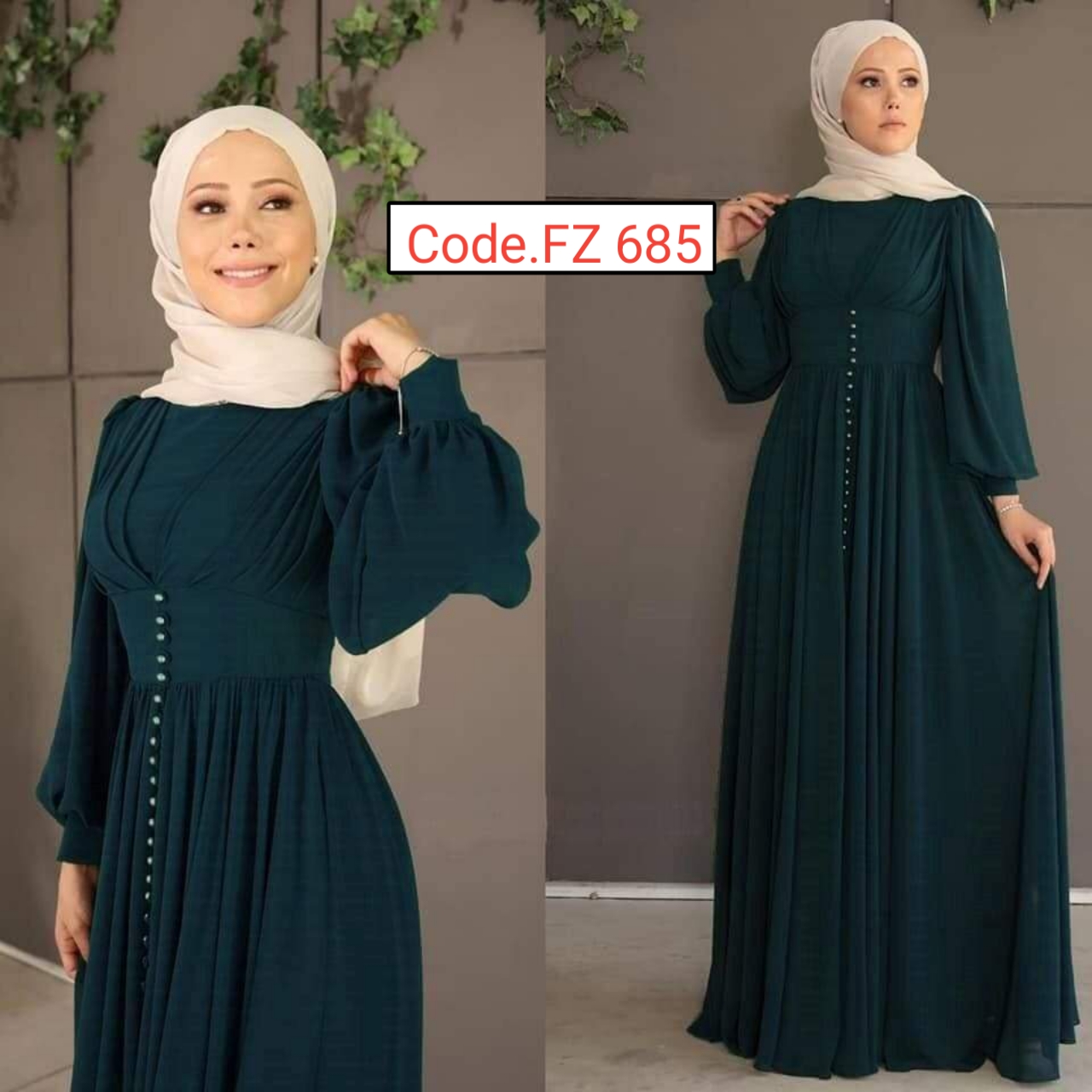 Shahjadi grawn dubai cerry Borka code. FZ 685