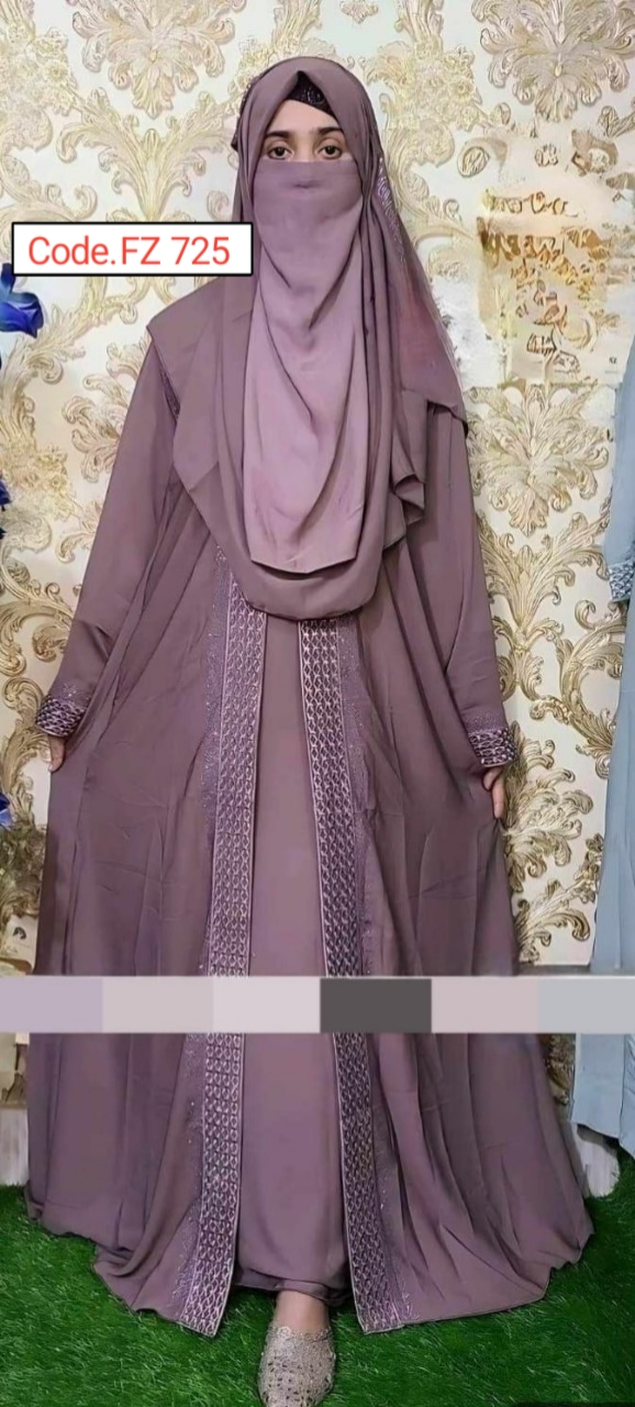 Embroidery kuty borka Dubai cerry kapor  Code. FZ 725