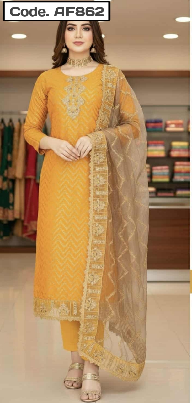 Febric Ac kotton kapor embrodery O 0ll ovar print Code. AF 862