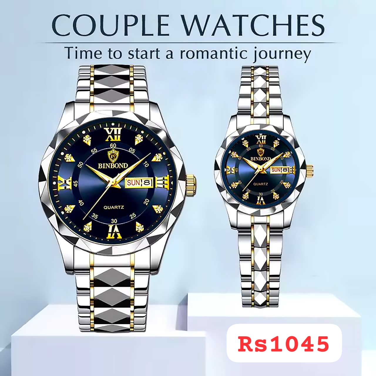 Binbond Couple Watch Code: rs1045