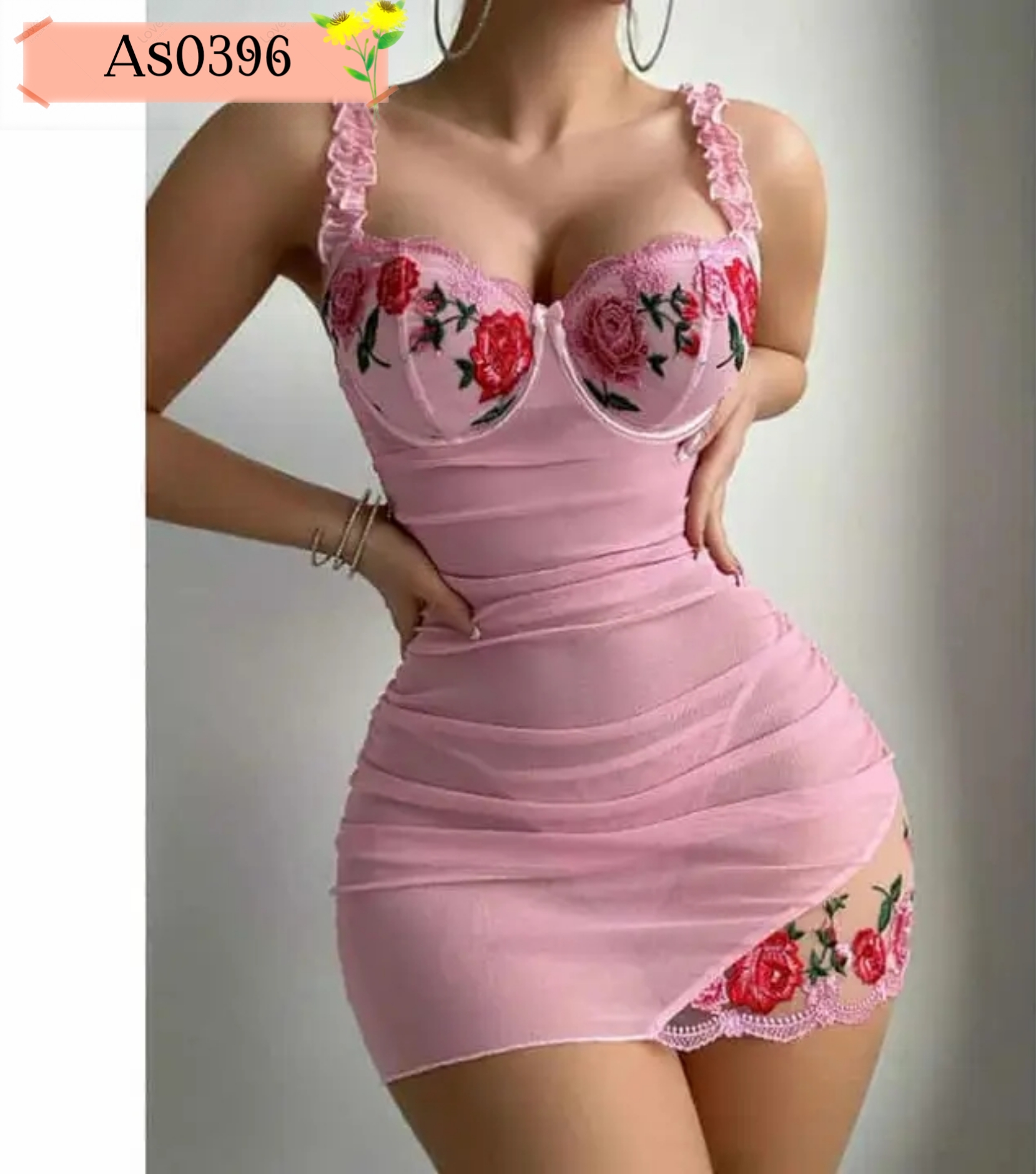 Stylish Night Dress For Women Code. As0396