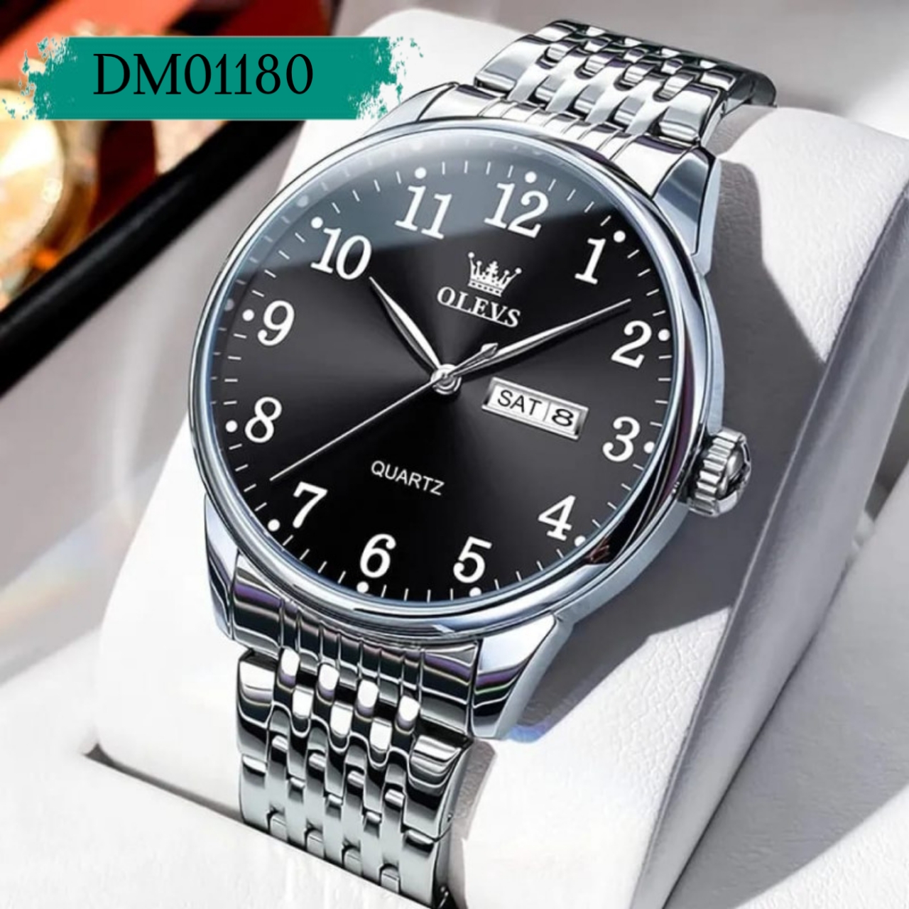 Olevs 5535S Stainless Steel Analog Watch For Men