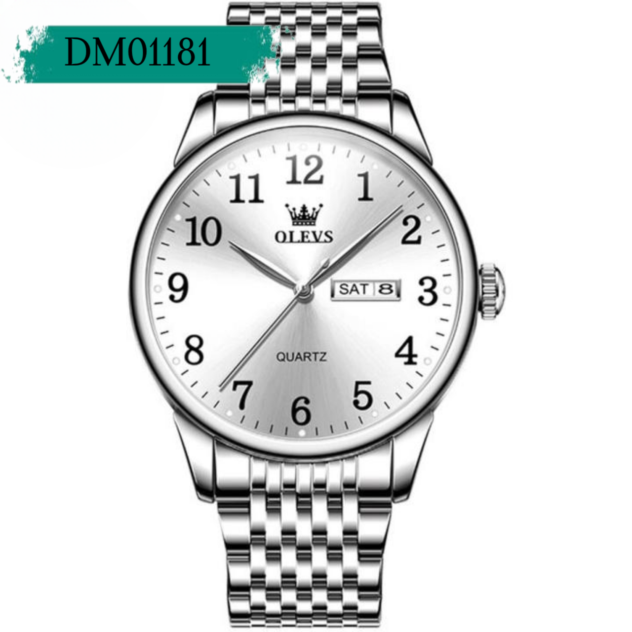 Olevs 5535S Stainless Steel Analog Watch For Men