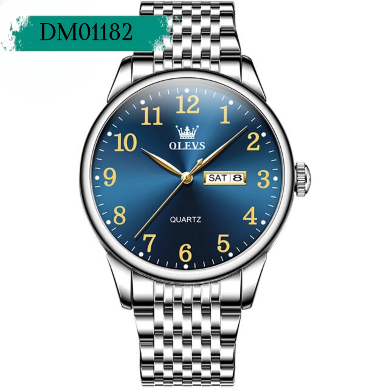 Olevs 5535S Stainless Steel Analog Watch For Men