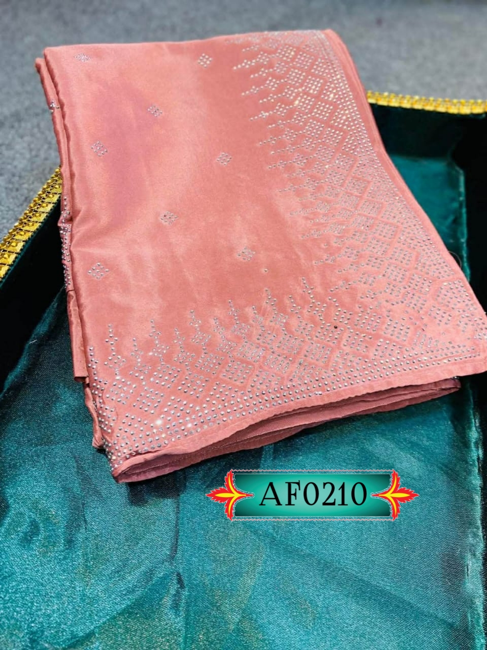 SOFT SPACE SILK FABRIC ALONG WITH DESIGNER Code. AF0210