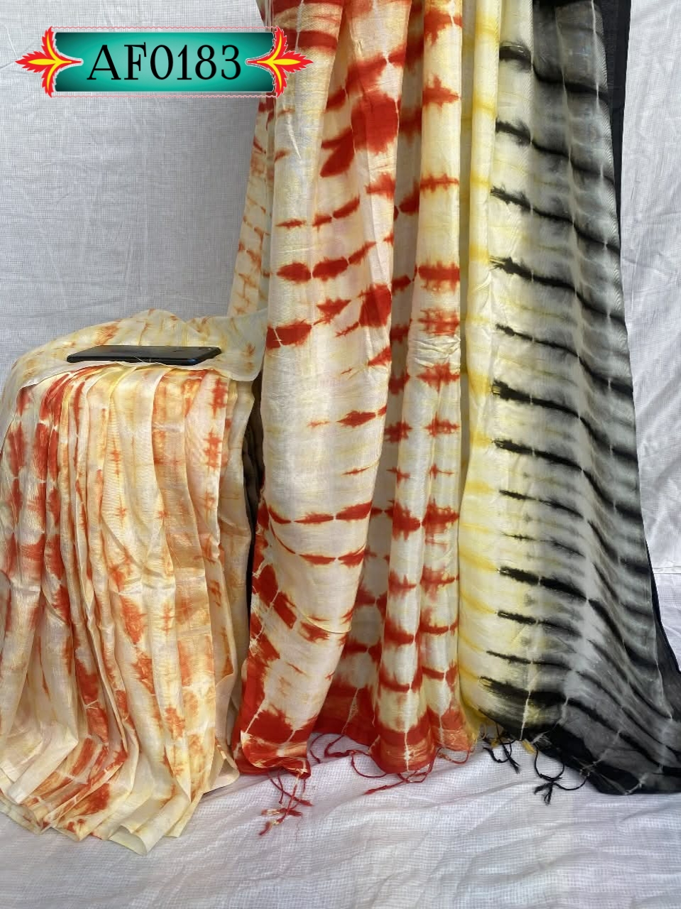 মনোমুগ্ধকর ডিজাইনের VIP শিবুড়ি ডাই সিল্ক শাড়ি Code. AF0183