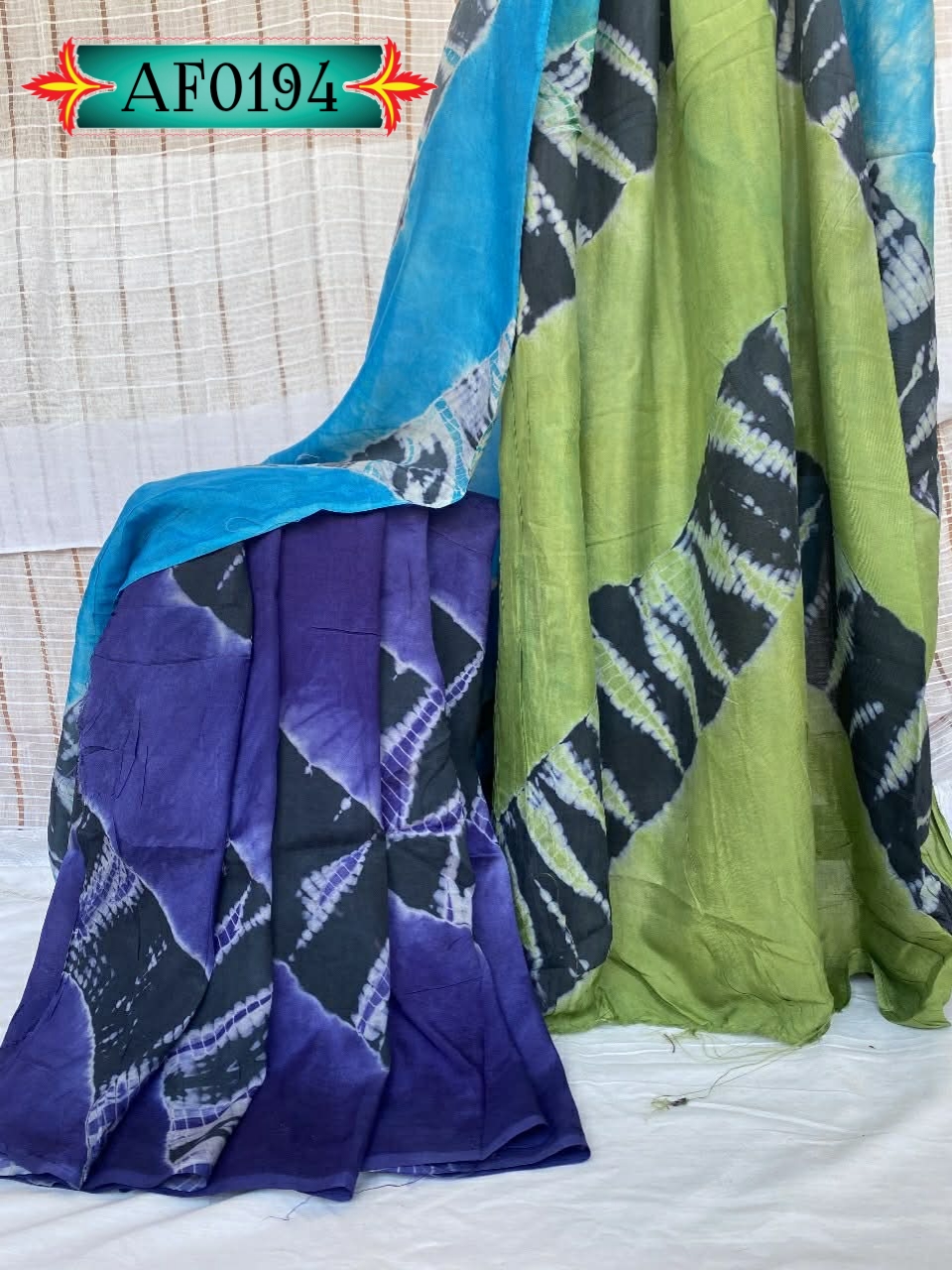 মনোমুগ্ধকর ডিজাইনের VIP শিবুড়ি ডাই সিল্ক শাড়ি Code. AF0194