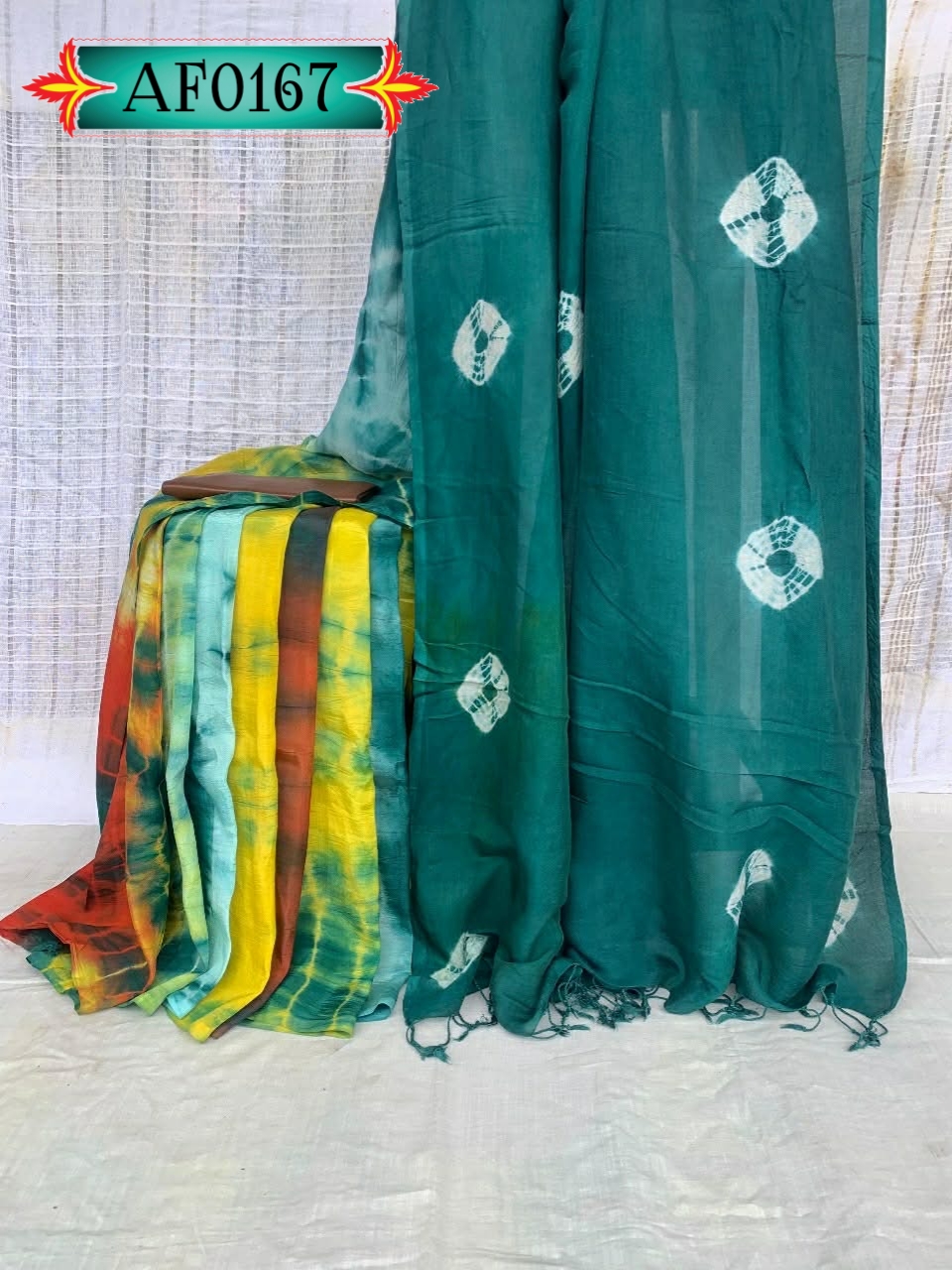 তিন শেড টার্সেল সিল্ক শাড়ি Code. AF0167