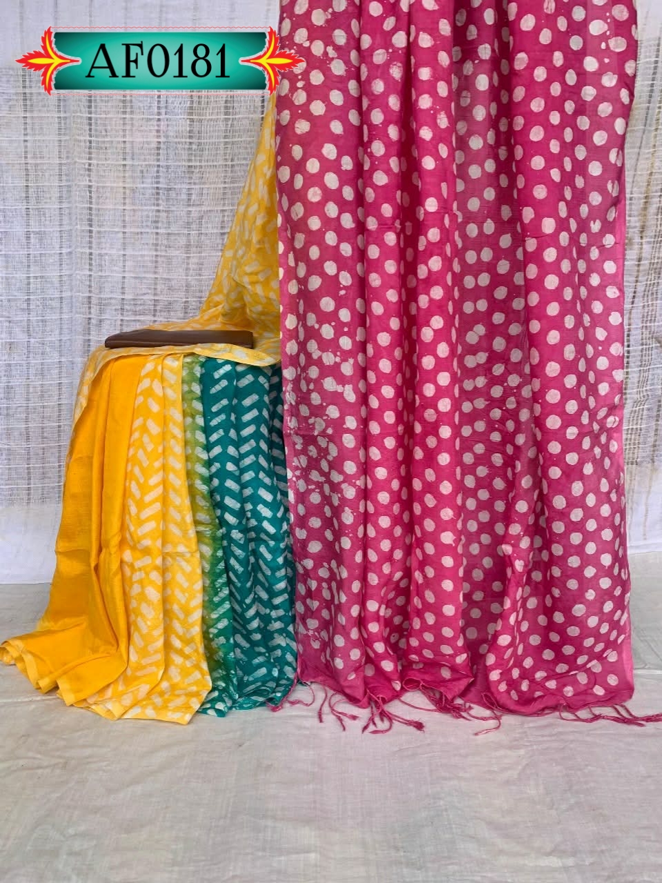 তিন শেড টার্সেল সিল্ক শাড়ি Code. AF0181