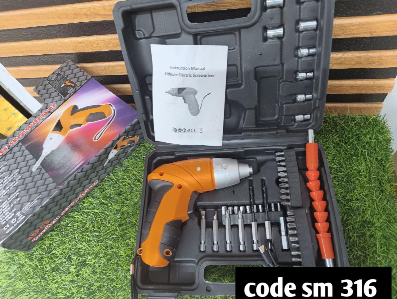45-piece cordless screwdriver set(rechargeable)