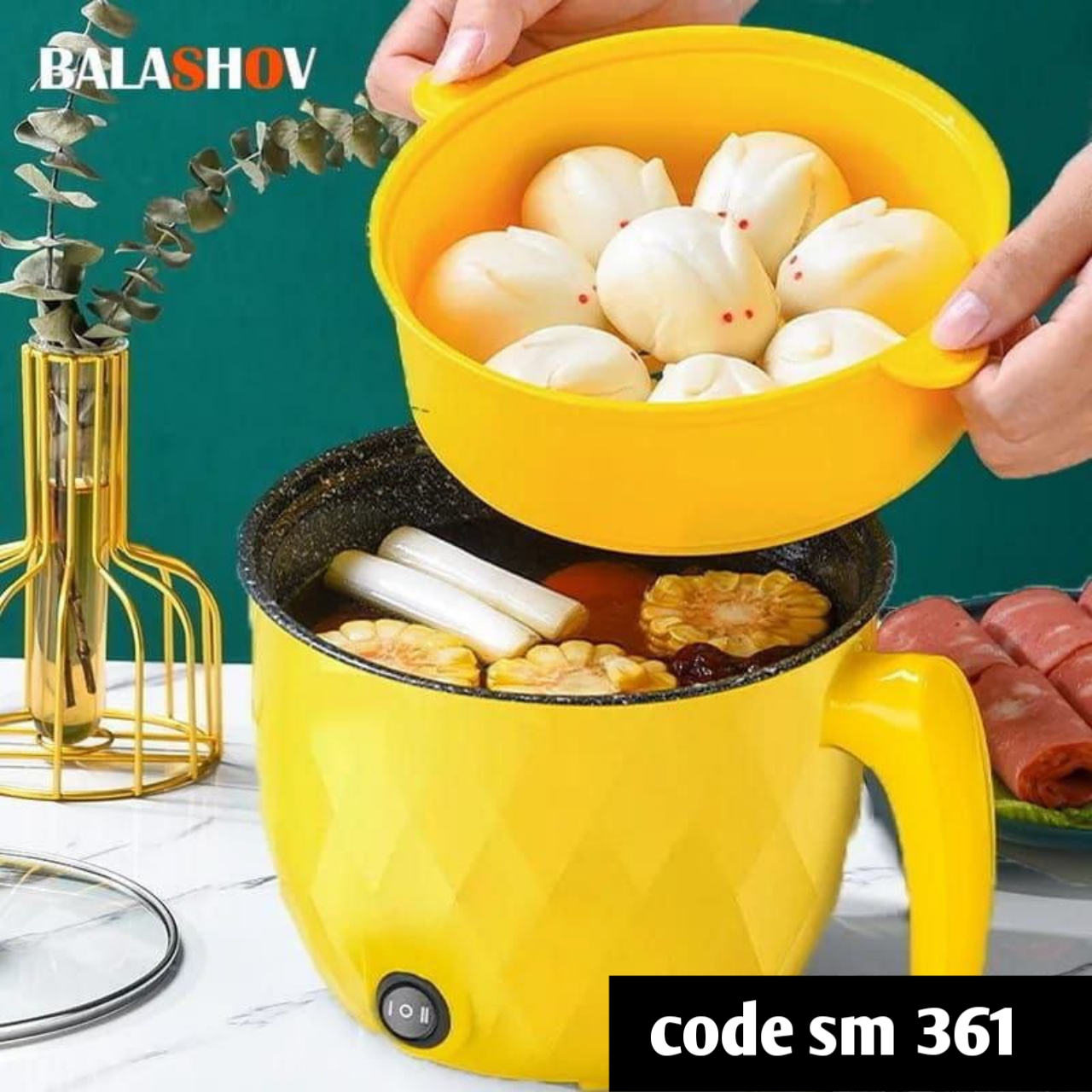 18cm  electric Cooking pot