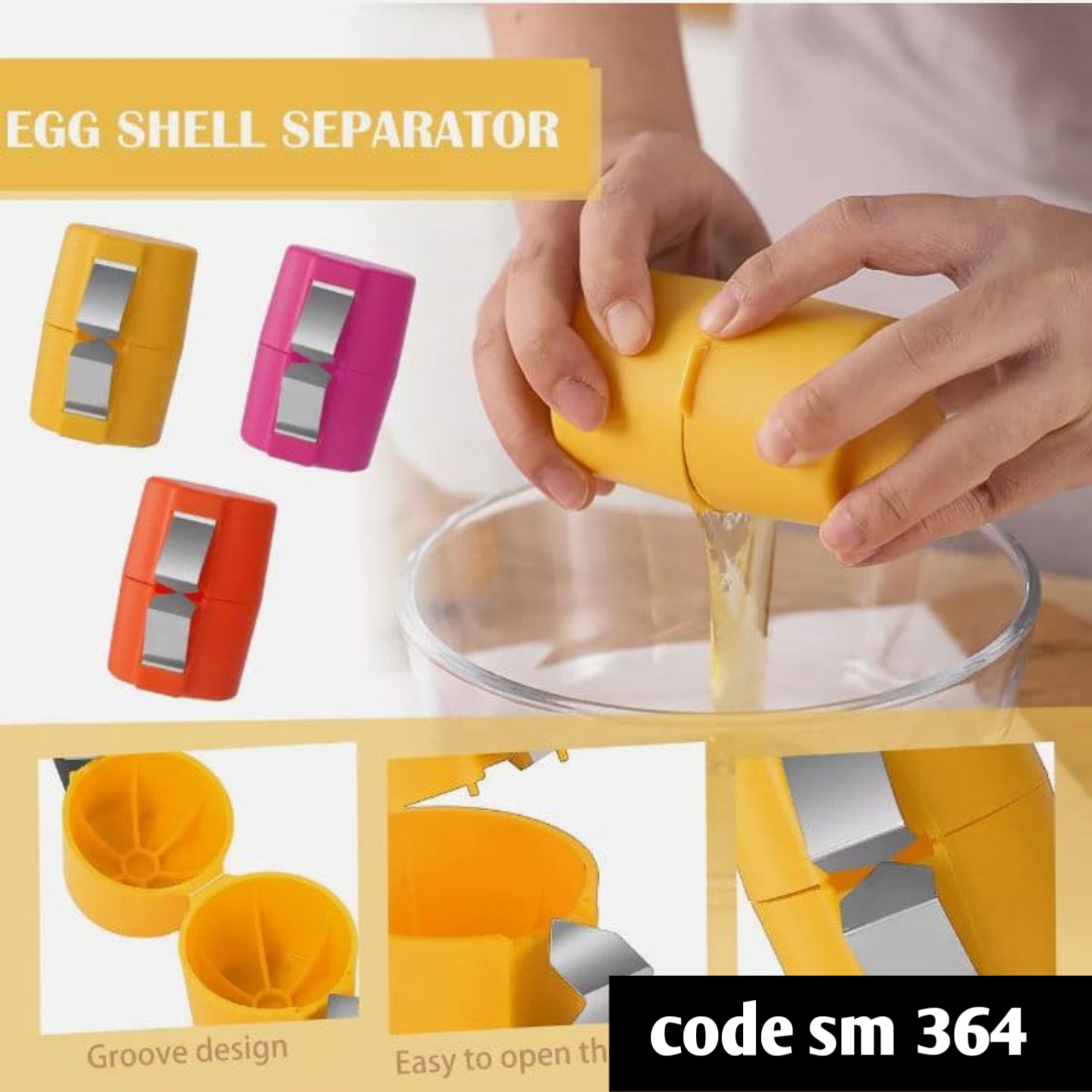 Egg Cracker Tool Egg Breaker Manual Shell Separator Opener Kitchen Tools for Egg