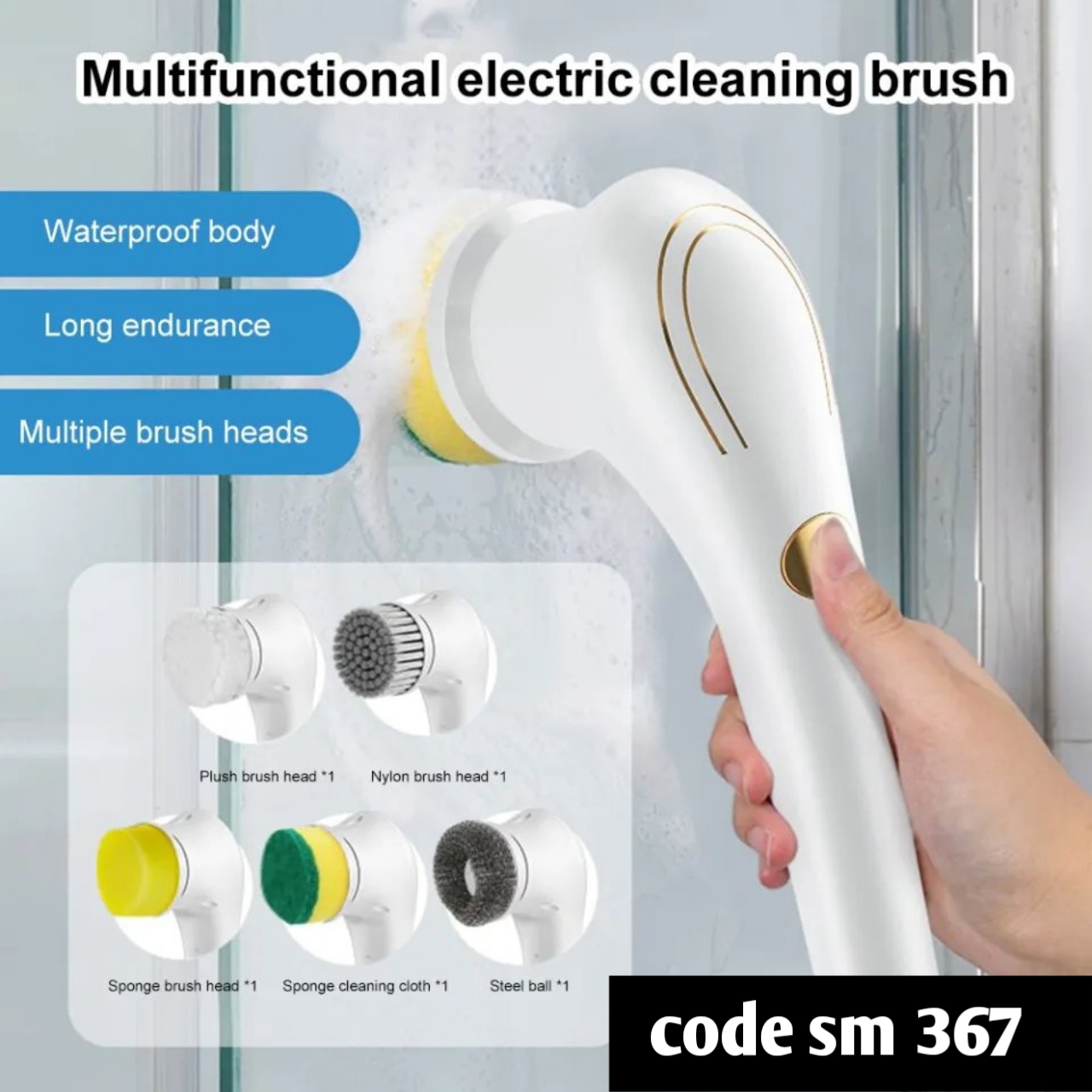 USB Charge Electric Dish Washers Cleaning Brush 5-in-1 Handheld Wireless Housework Kitchen MachinesBathtub Tile For Camping