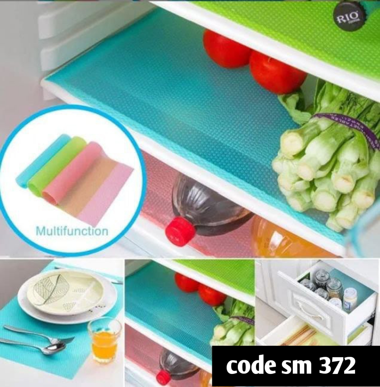Fridge mat( 5 pcs set) ফ্রিজ পরিস্কার করা সহজ হয় সহজে ময়লা হয় না